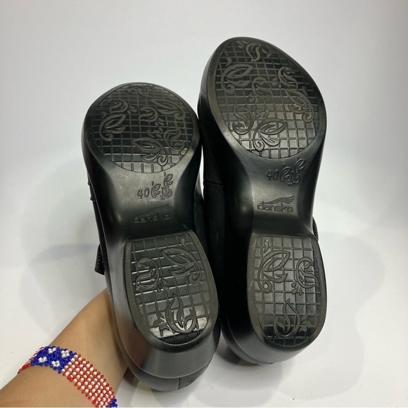 Dansko Ainsley mary Jane clogs black leather size 40 - Picture 8 of 10